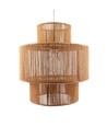 Brun Ø40cm pendel - E27-fatning, 2m ledning, papirsnor