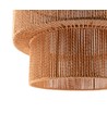 Brun Ø40cm pendel - E27-fatning, 2m ledning, papirsnor