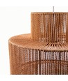 Brun Ø40cm pendel - E27-fatning, 2m ledning, papirsnor