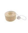 SNOR Beige Ø30cm pendel - E27-sokkel, 2m ledning, flettet papirsnor