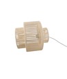 Beige Ø30cm pendel - E27 sokkel, 2m ledning, flettet papirsnor