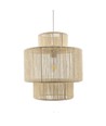 Beige Ø30cm pendel - E27 sokkel, 2m ledning, flettet papirsnor