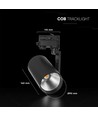 35W 3-faset LED skinnepot - Svart, 4000K, Cree-brikke, 6 års garanti