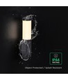 V-Tac 6W LED vegglampe - IP44, 3000K, utendørs