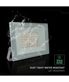V-Tac 30W LED flomlys - Hvit hus, 4000K