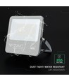 V-Tac 100W LED flomlys - 185lm/W, Cree-brikke, svart hus, 6 års garanti
