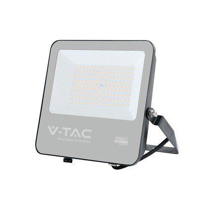 100W LED flomlys - 185lm/W, Cree-brikke, svart, 6500K, 6 års garanti