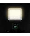 V-Tac LED solcelle-flomlys med PIR-sensor - 150lm/W, IP65, 6000K