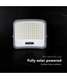 V-Tac 25W LED flomlys med solcelle - IP65, svart