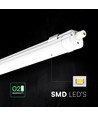 V-Tac 120cm 36W vanntett LED armatur - 120lm/W, CCT
