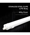 V-Tac 120cm 36W vanntett LED armatur - 120lm/W, CCT