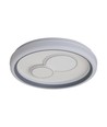 V-Tac 2x30W LED dekorativ taklampe - Dimmbar, 3-i-1 CCT, RF fjernkontroll, hvit/grå