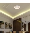 V-Tac 2x30W dimbar LED taklampe - Inkl. fjernkontroll, 3-i-1 CCT, hvit