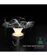 V-Tac 20W Lotus LED solcelle hageklampe - LiFePO4-batteri, 6000mAh, 3-i-1