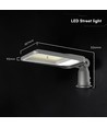 150W justerbar LED gatelykt - 120lm/W, Cree-brikke, 4000K, 6 års garanti