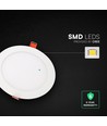 18W rund LED innbyggingspanel - CCT 3-i-1, Cree-brikke, 6 års garanti