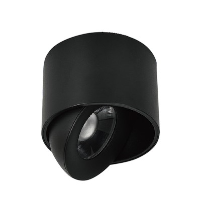 12W LED utenpåliggende spot - IP44, svart, CCT, Cree-brikke
