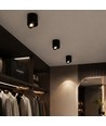12W LED utenpåliggende spot - IP44, svart, CCT, Cree-brikke