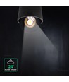 12W LED utenpåliggende spot - IP44, svart, CCT, Cree-brikke