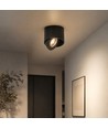 V-Tac 18W LED utenpåliggende spot - IP44, svart, CCT, Cree-brikke