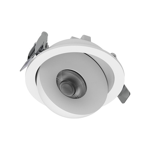 V-Tac 12W LED COB downlight CCT - IP44, Cree-brikke, hvit