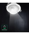 V-Tac 18W COB LED downlight - IP44, CCT, Cree-brikke, hvit, 6 års garanti