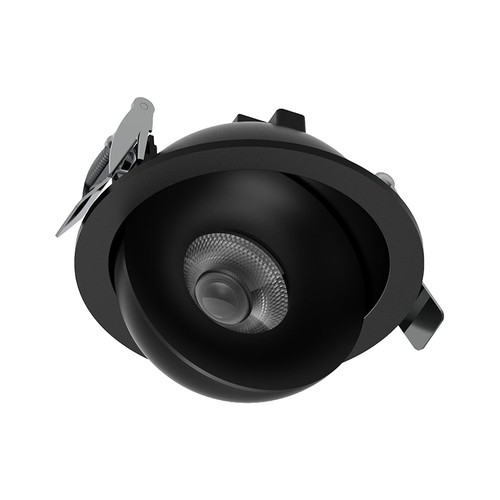 V-Tac 18W LED downlight - IP44, CCT, Cree-brikke, svart