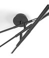 40W LED taklampe - Svart, CCT