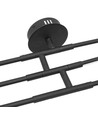 40W LED taklampe - Svart, CCT