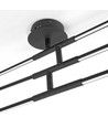 40W LED taklampe - Svart, CCT