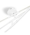 40W LED taklampe - CCT, hvit