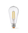 E27 6W dimbar filament LED-pære - ST64, nøytral hvit
