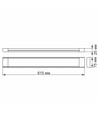 60cm 27W komplett LED-armatur - Hvit, 5000K