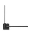 10W LED vegg-/taklampe - Svart, CCT, 3 lysfarger
