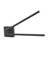 10W LED vegg-/taklampe - Svart, CCT, 3 lysfarger