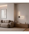 10W LED vegg-/taklampe - Svart, CCT, 3 lysfarger