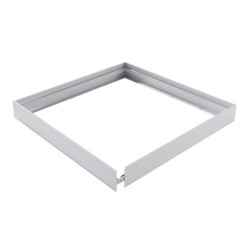 Ramme til 60x60 LED-panel - Rask montering, uten synlige skruer, hvit kant