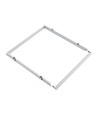 Innfellingsramme for 60x60 LED-panel - Passer til Troldtekt uten tilpasning, hvit kant