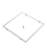 Innfellingsramme for 60x60 LED-panel - Passer til Troldtekt uten tilpasning, hvit kant