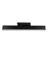 30/28/25W 1-fas LED lysskinne - 60 cm, Svart, 1F2W