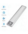 20cm 1,5W LED skapslampe med sensor - Sølv, oppladbar, IP20