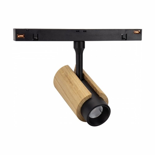 6W System Shift CCT Spot S Wood - 24°, svart, CCT-bryter