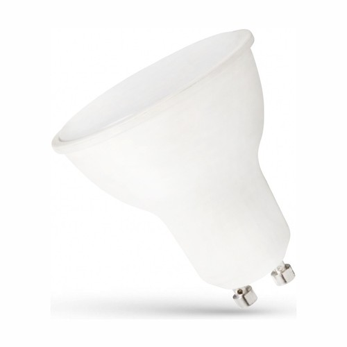 Spectrum GU10 9W LED-pære - Kald hvit, matt glass