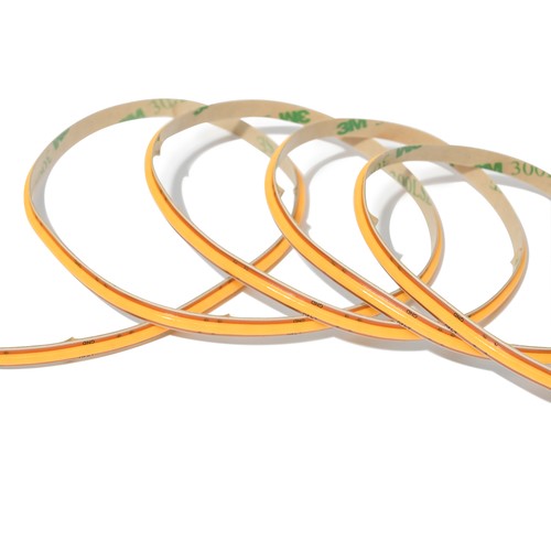 5m 8W/m COB-LED strip Anycut RA90 - 24V DC, 400 LED pr. meter, 5mm bred, 1m kabel