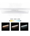 30/28/25W 3-faset LED-lysskinne- 60 cm, Hvit