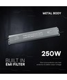 250W / 24V DC vanntett strømforsyning - IP67