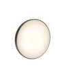 18W LED taklampe - Ø25cm, Høyde: 5,2cm, Hvit kant, inkl. sort ring