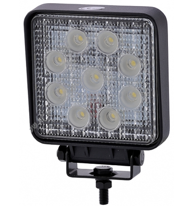 27W LED, 12V / 24V - Kald hvit, arbeidslampe, bil, lastebil, traktor, tilhenger, utrykningskjøretøy