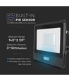 30W LED-lyskaster med sensor - Samsung LED-chip