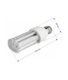 E27 12W TEGA12 LED-pære - Klart glass, 360°